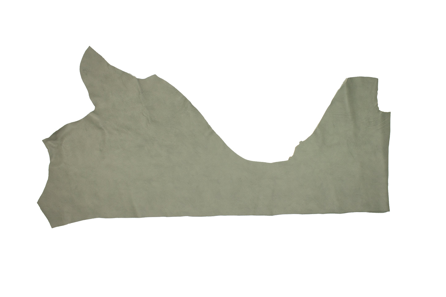 Piece of smoky grey embossed cowhide