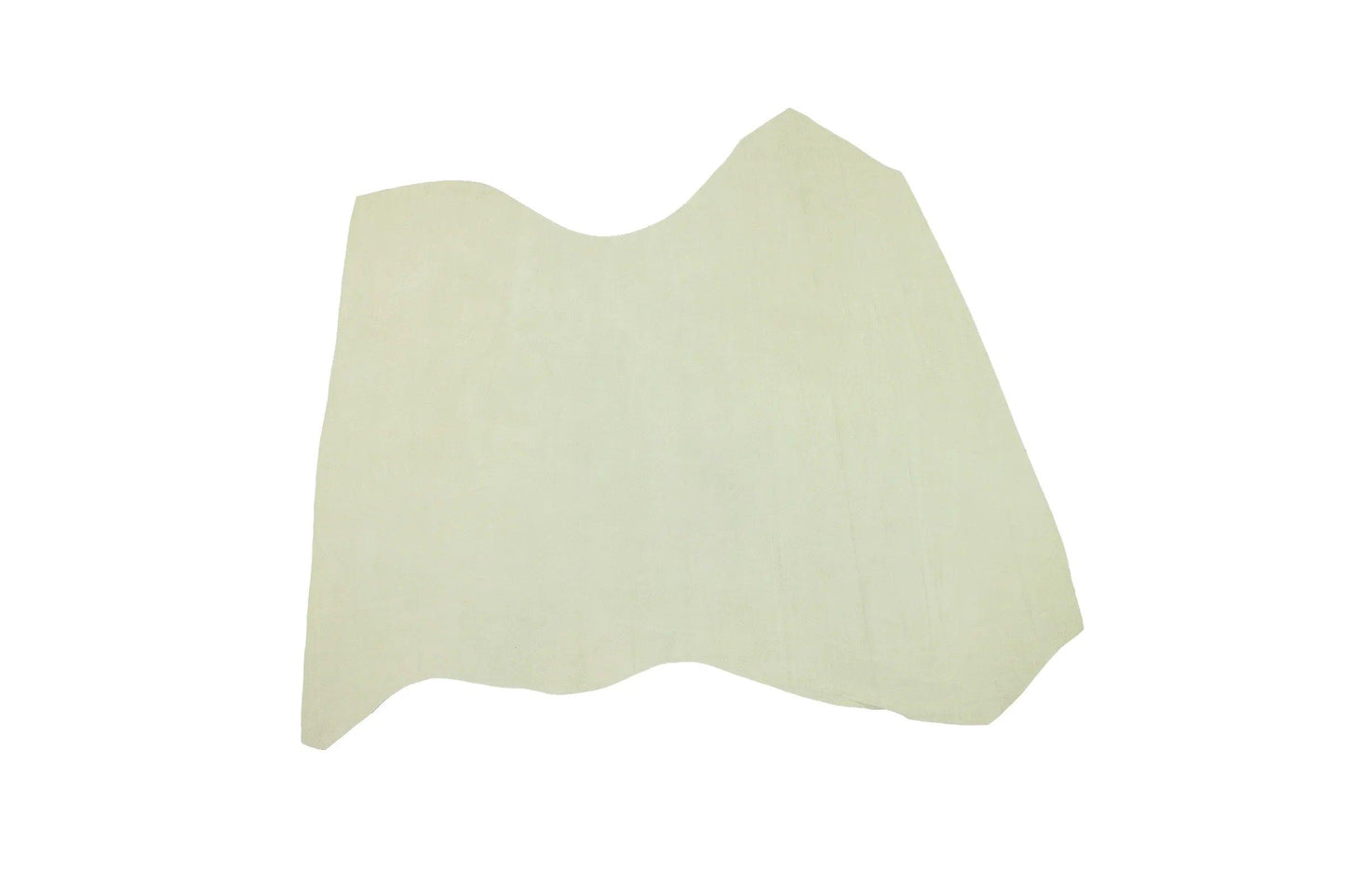 Trozo de piel serraje blanco hielo - La Tendeta del Cuero