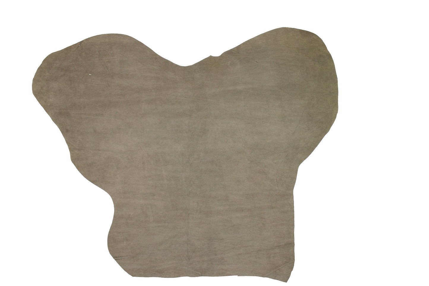 Trozo de piel serraje topo