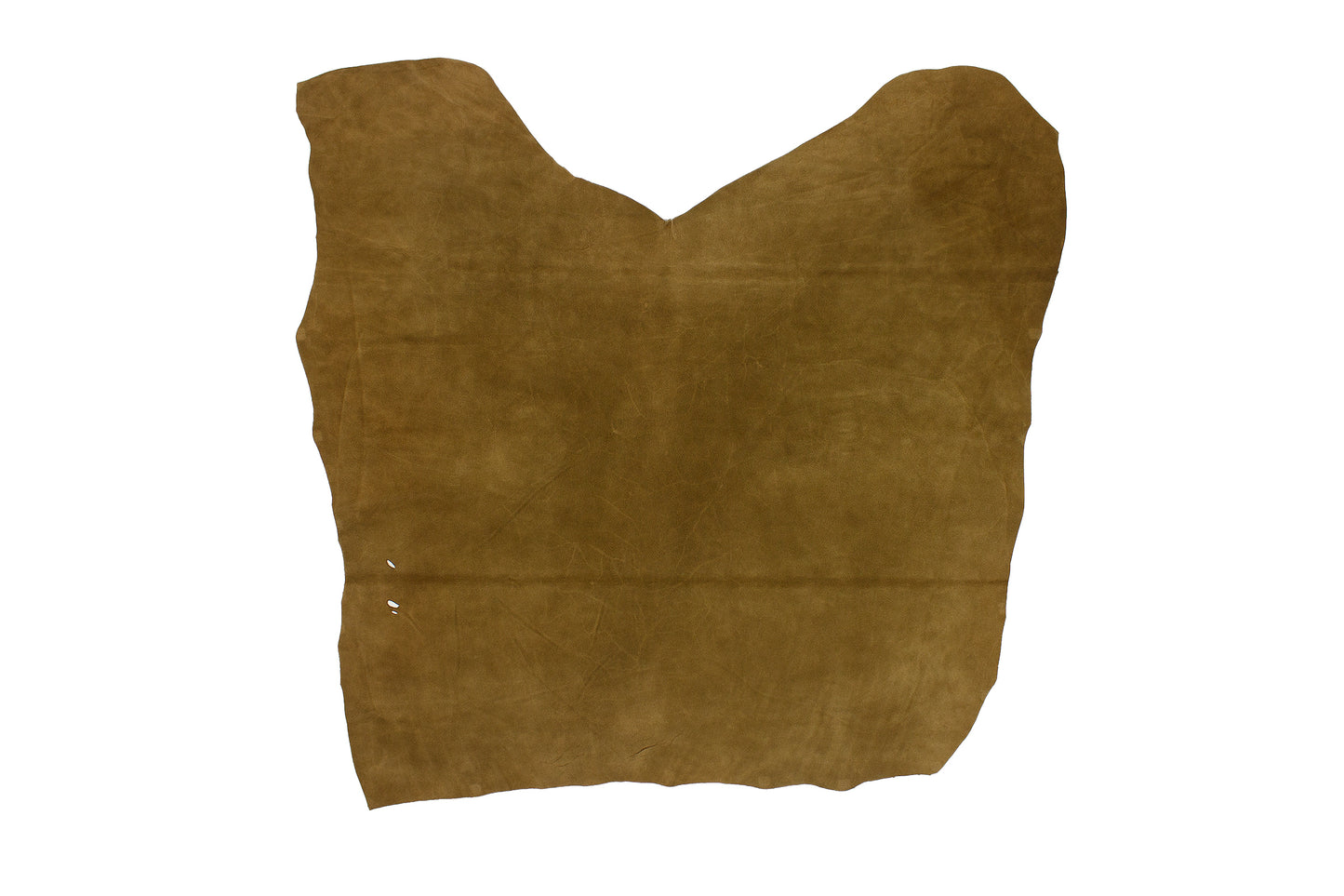 Trozo de piel forro serraje ocre