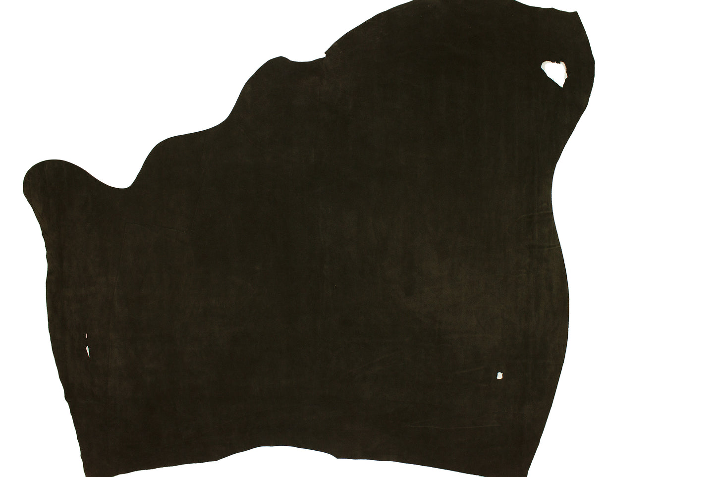 Trozo de piel serraje gris foca