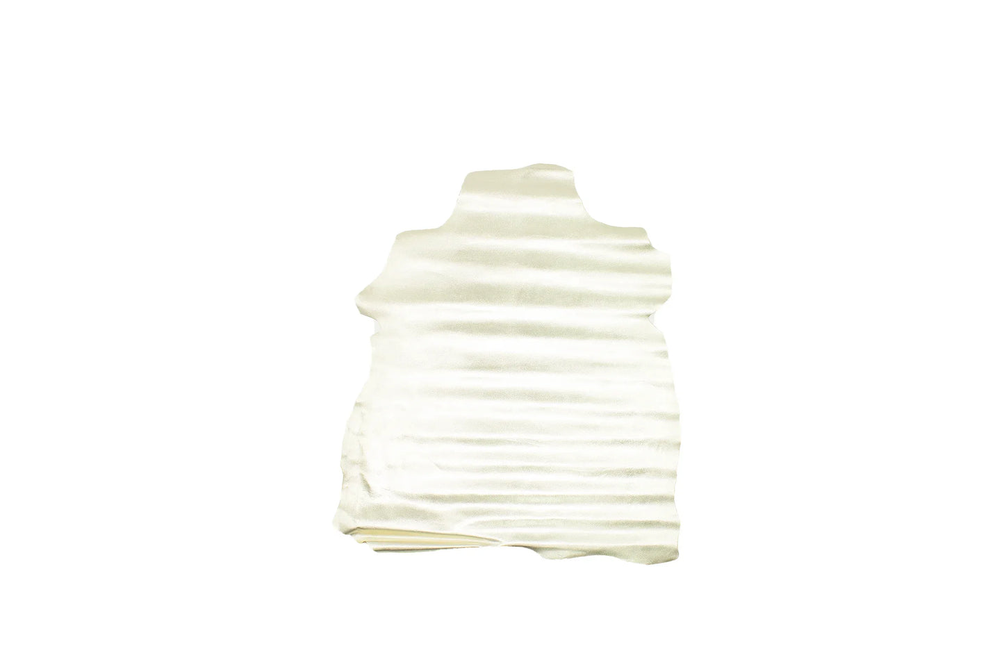 Trozo de piel cabra laminada platino - La Tendeta del Cuero