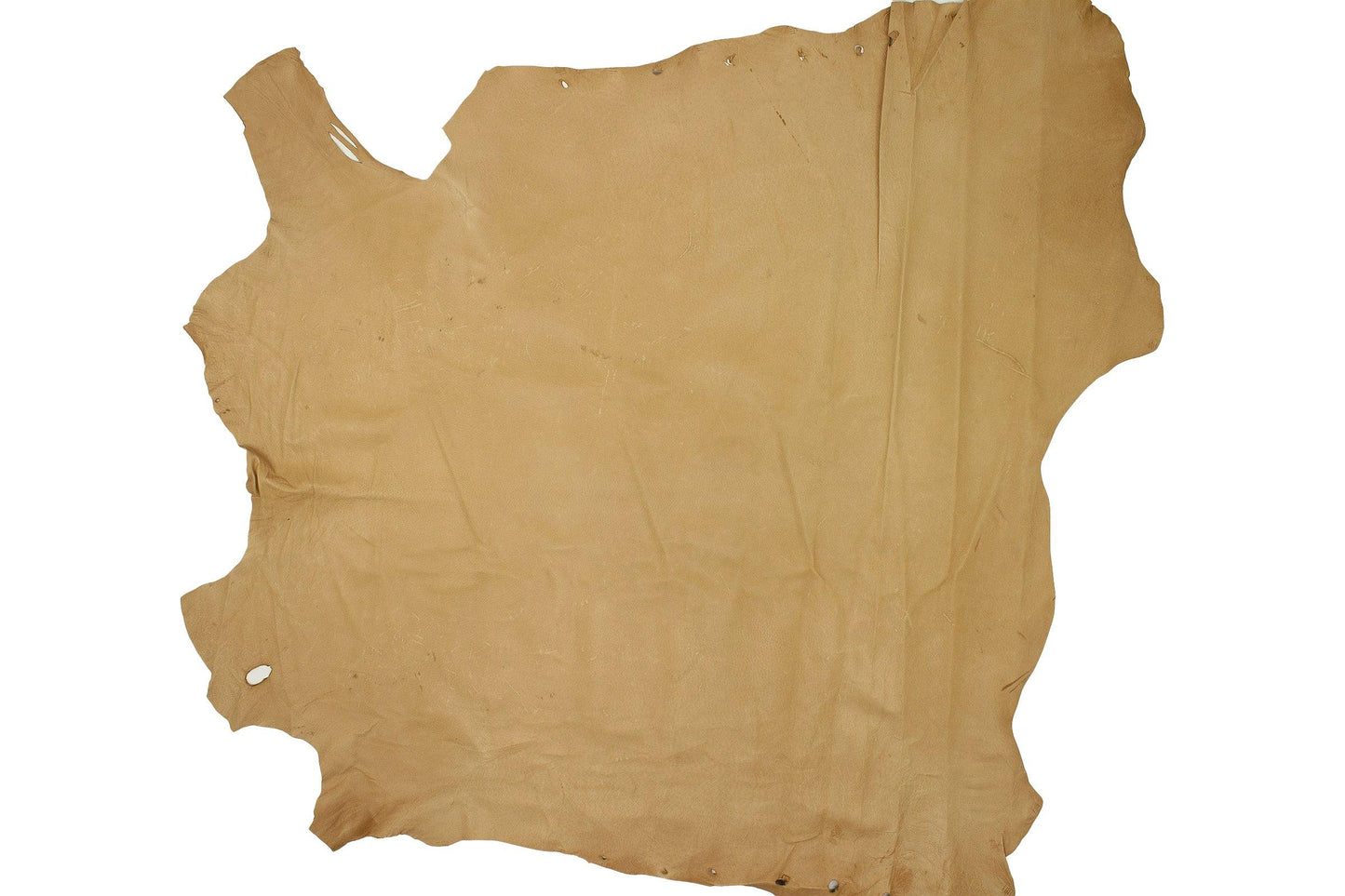 Trozo de piel forro cerdo flor brandy - La Tendeta del Cuero