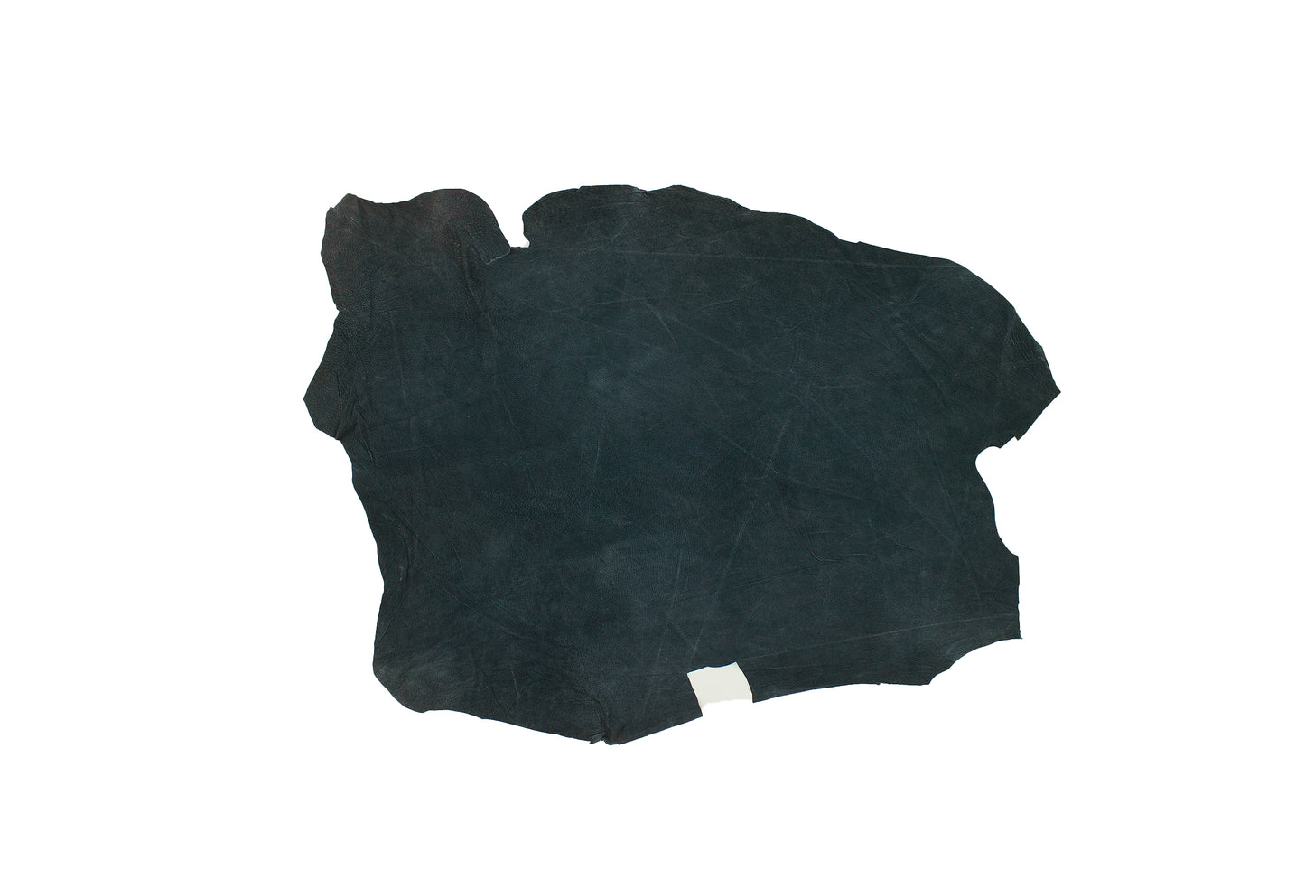 Piece of blue suede pigskin lining