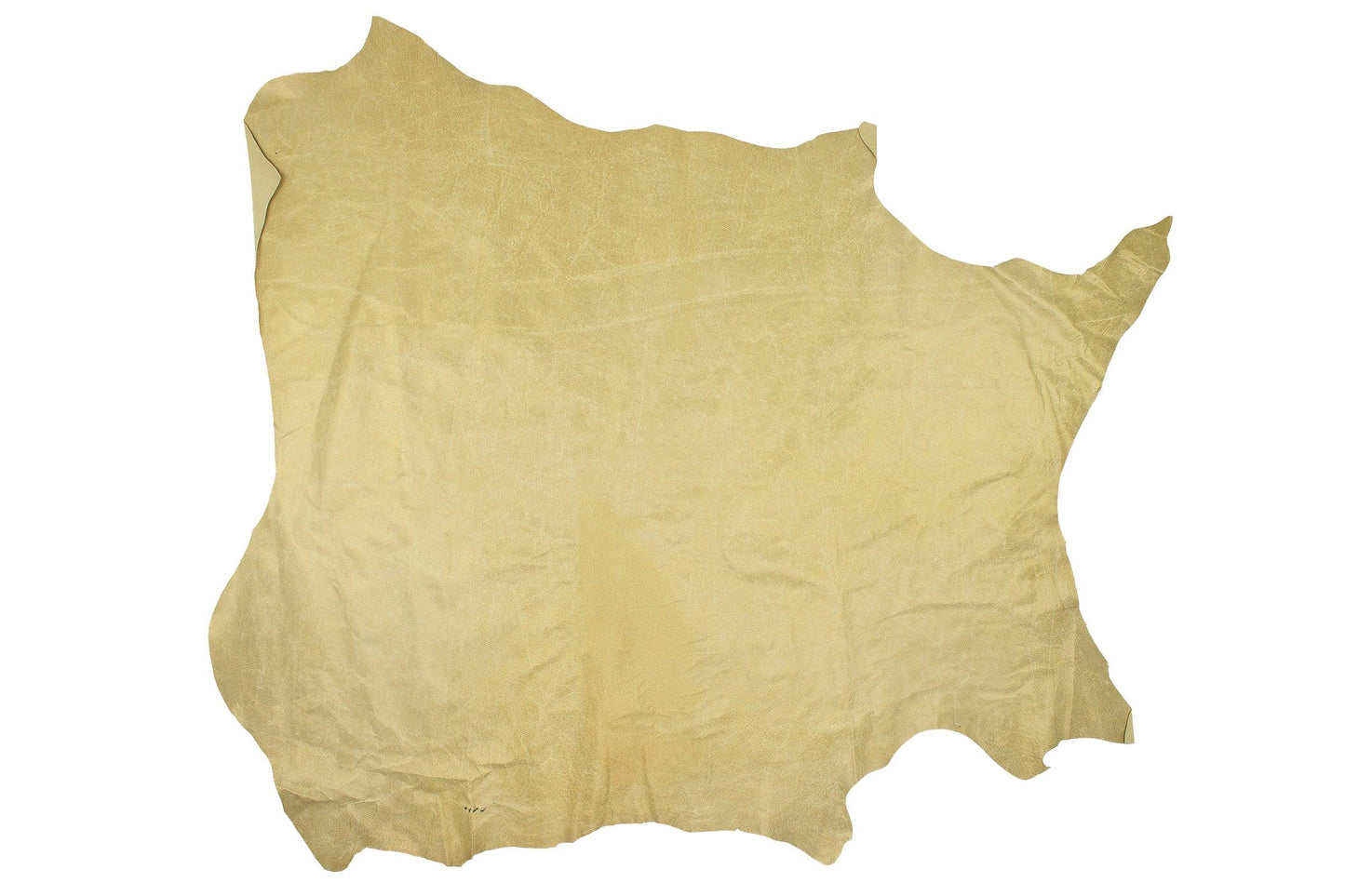 Trozo de piel forro cerdo flor oro - La Tendeta del Cuero