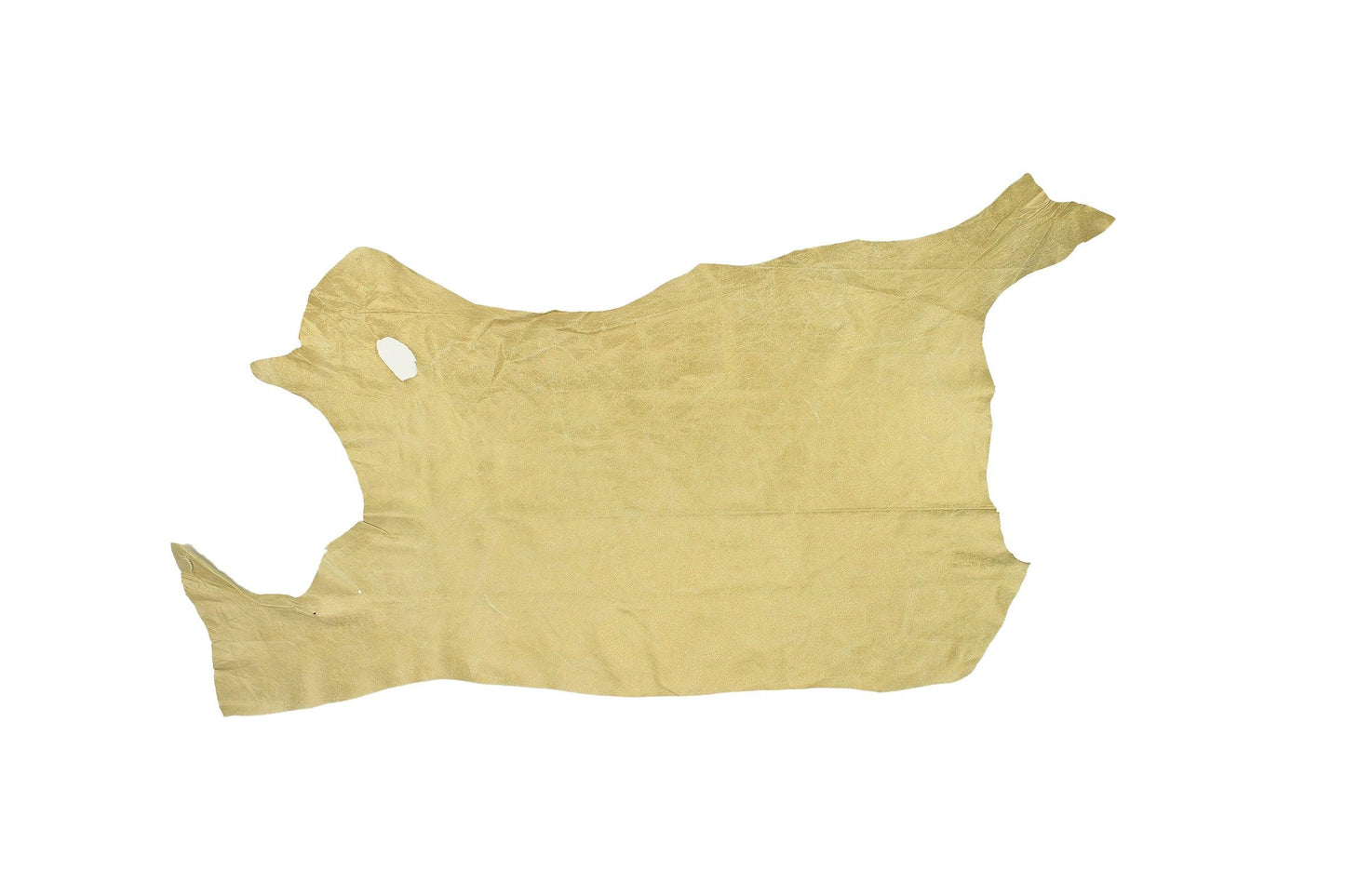 Trozo de piel forro cerdo flor oro - La Tendeta del Cuero