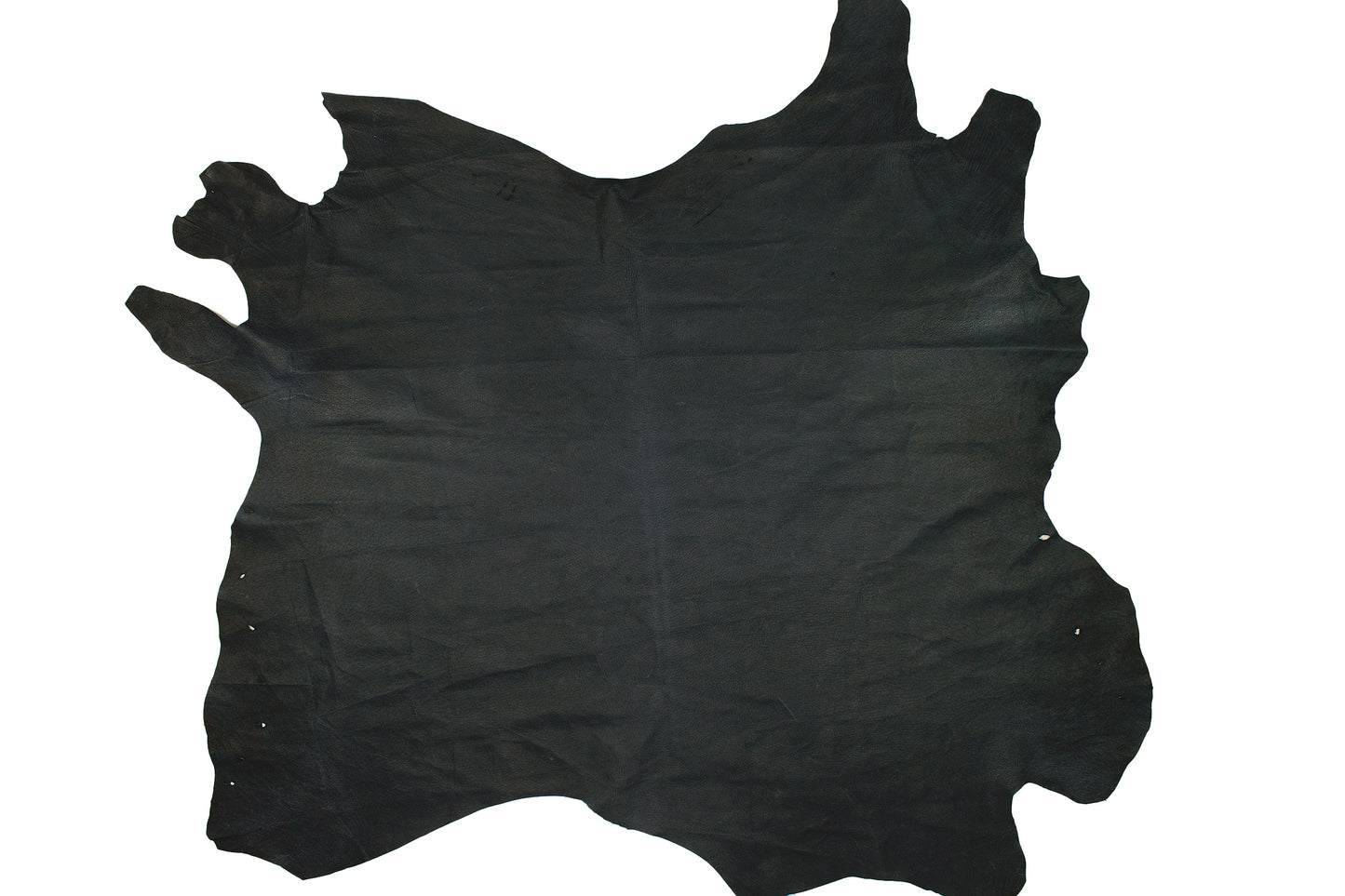 Trozo de piel forro cerdo flor azul marino