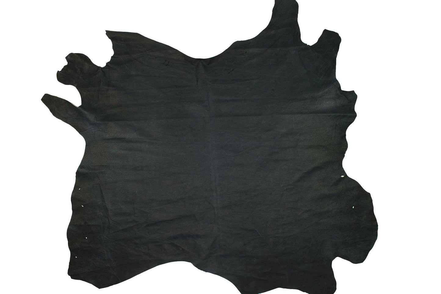 Trozo de piel forro cerdo flor azul marino - La Tendeta del Cuero