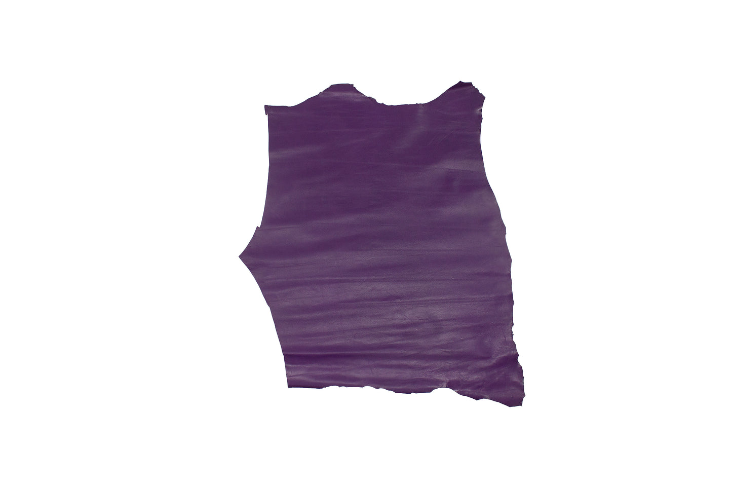 Piece of violet goatskin lining