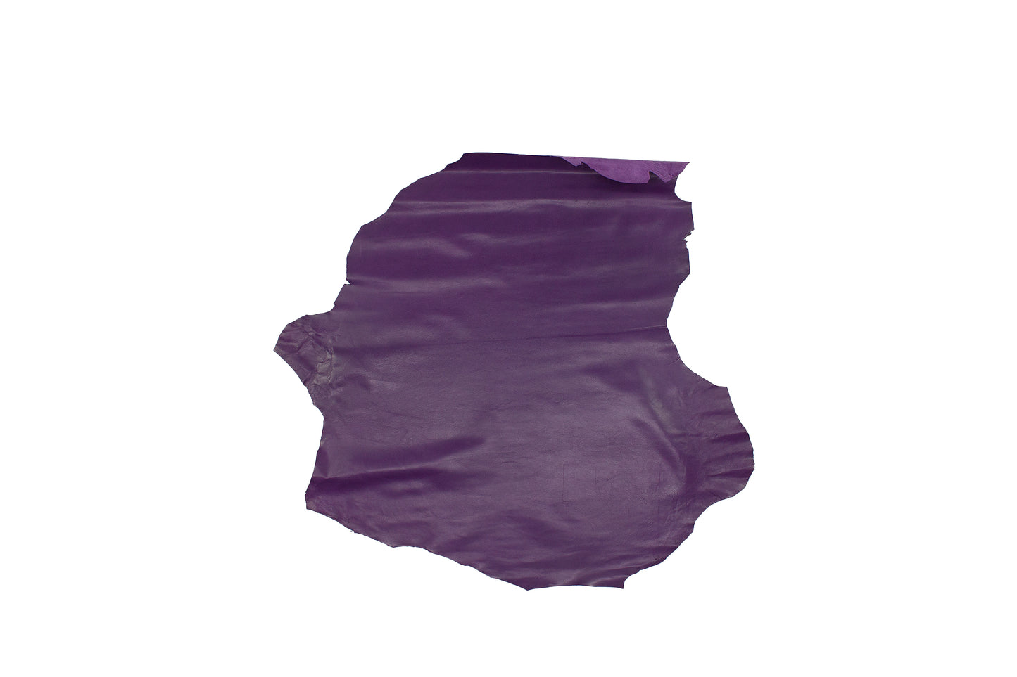 Piece of violet goatskin lining