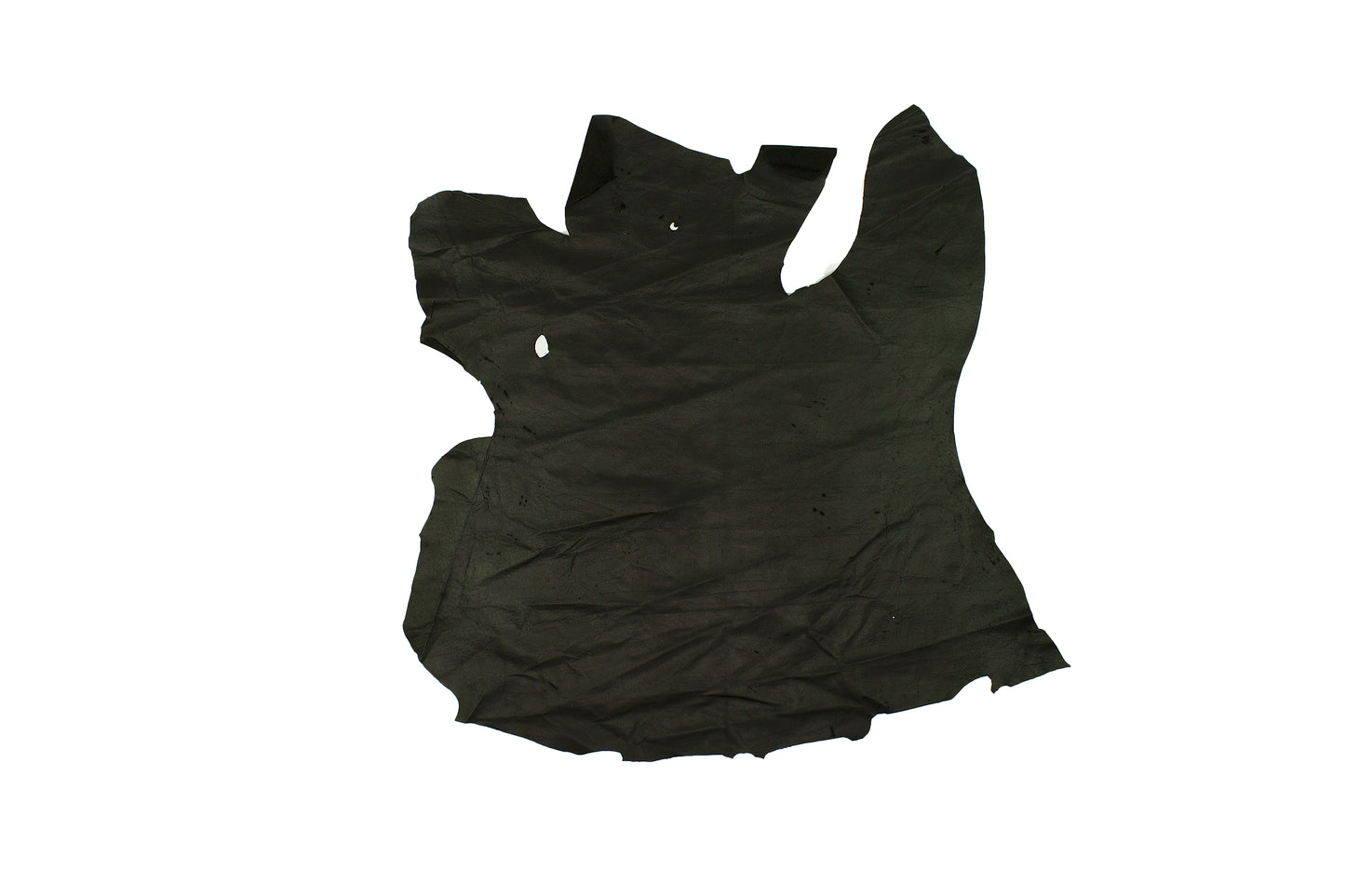 Piece of black grain pigskin lining