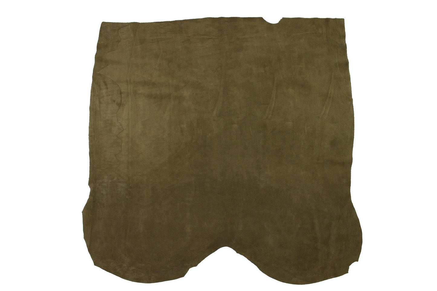 Trozo de piel serraje marron topo - La Tendeta del Cuero