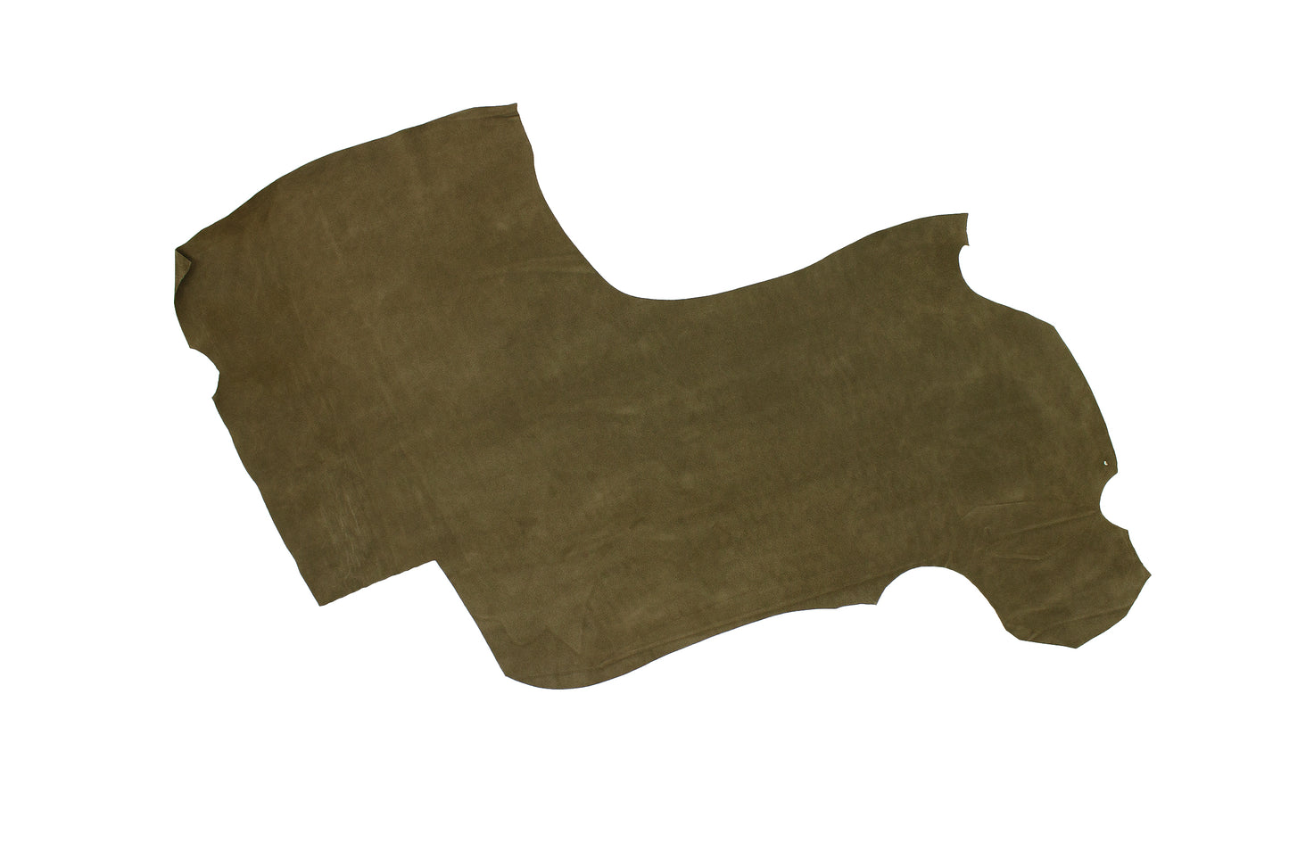 Piece of mole brown split leather