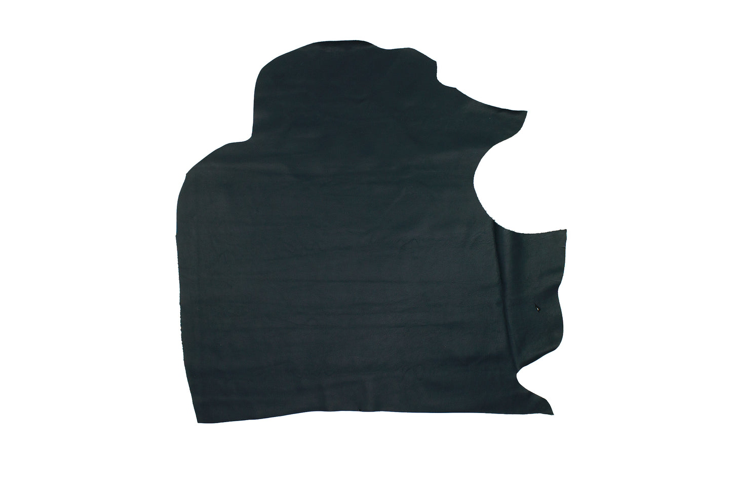 Trozo de piel vacuno bombeado azul marino