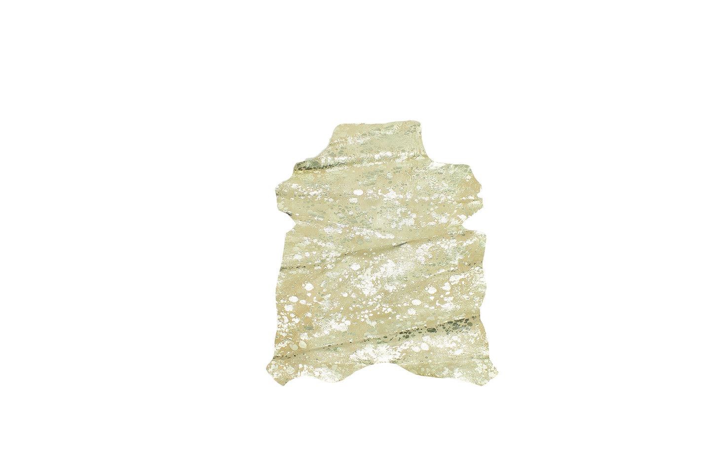 Trozo de piel fantasia luna platino