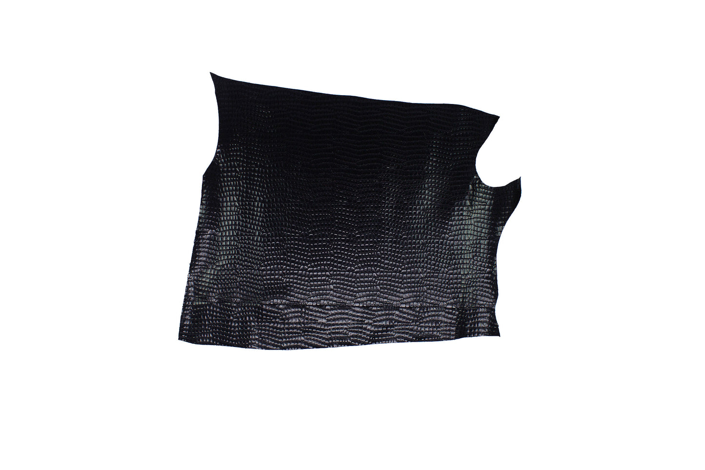 Trozo de piel grabado coco negro