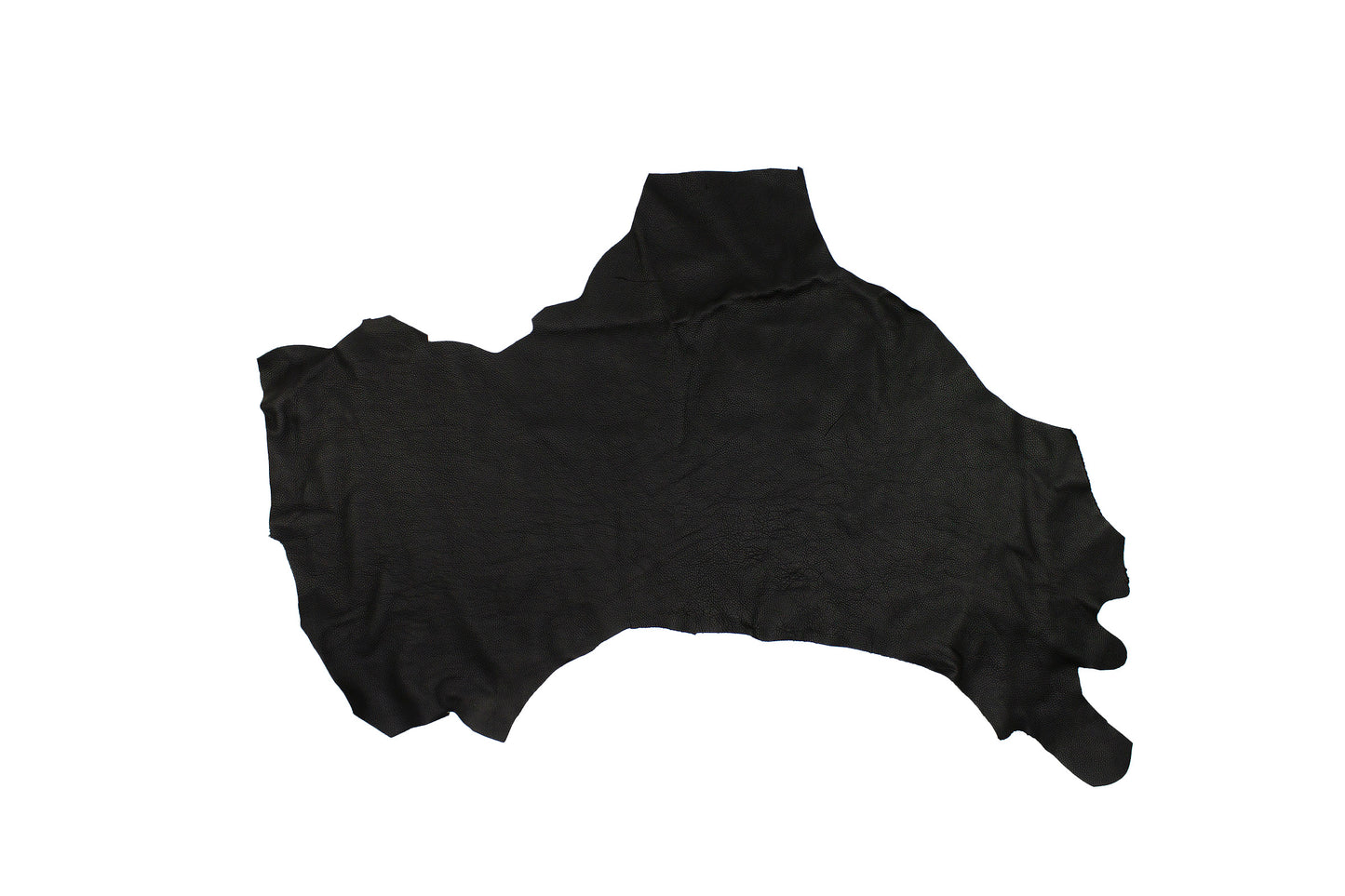 Trozo de piel vacuno grabado negro