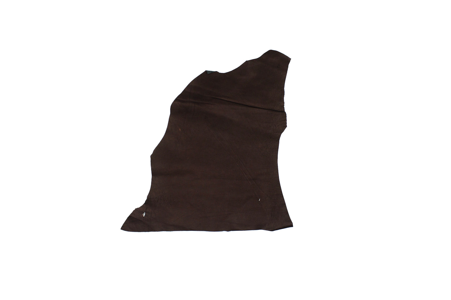 Trozo de piel forro vacuno chocolate metalizado