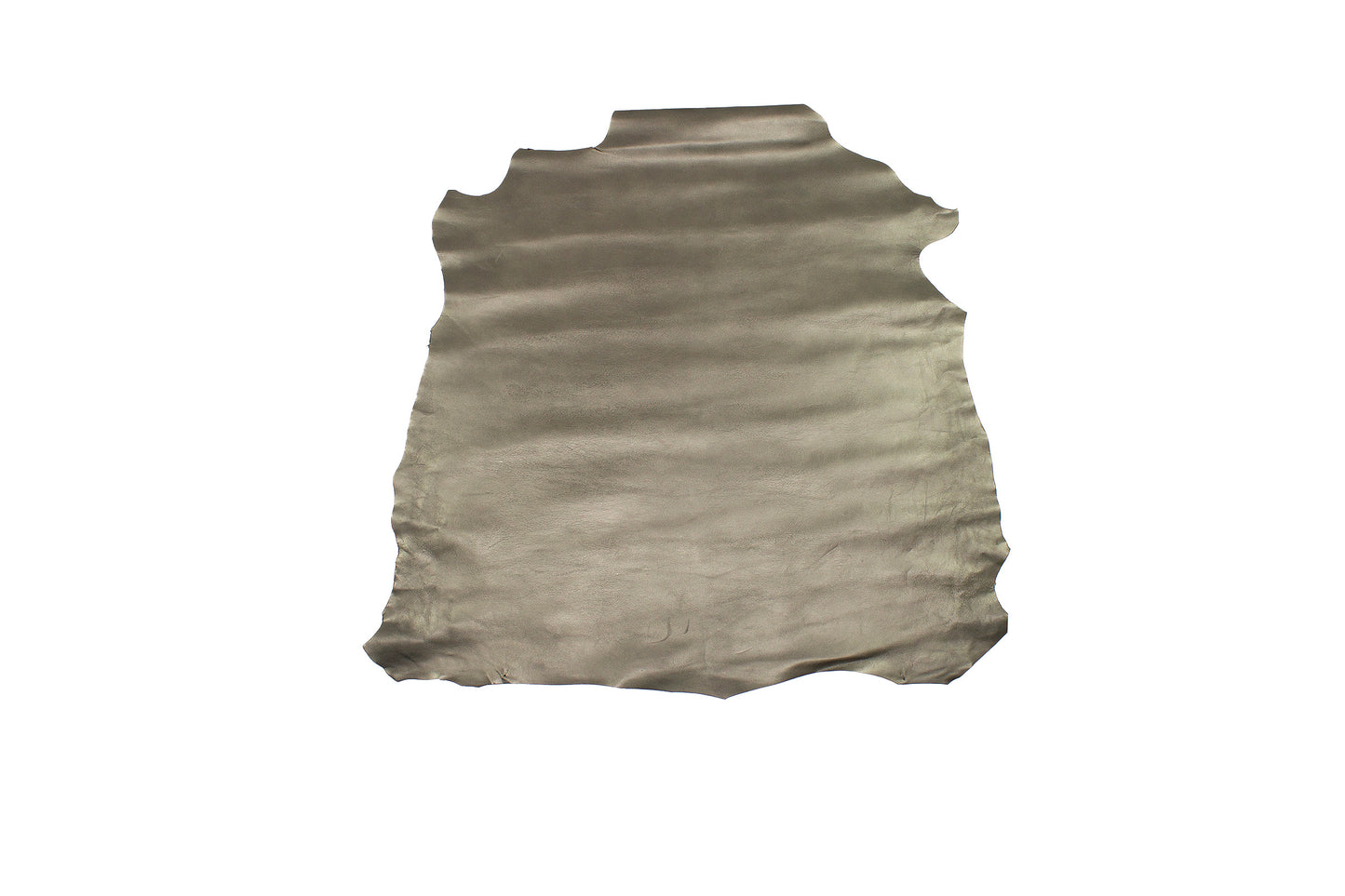 Trozo de piel forro cabra estaño metalizado