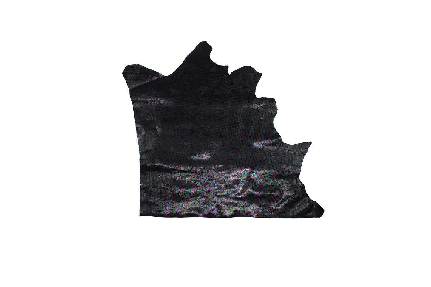 Trozo de piel fantasia efecto rejilla negro