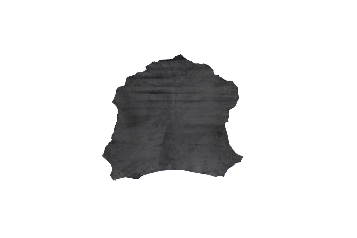 Trozo de piel ante gris oscuro