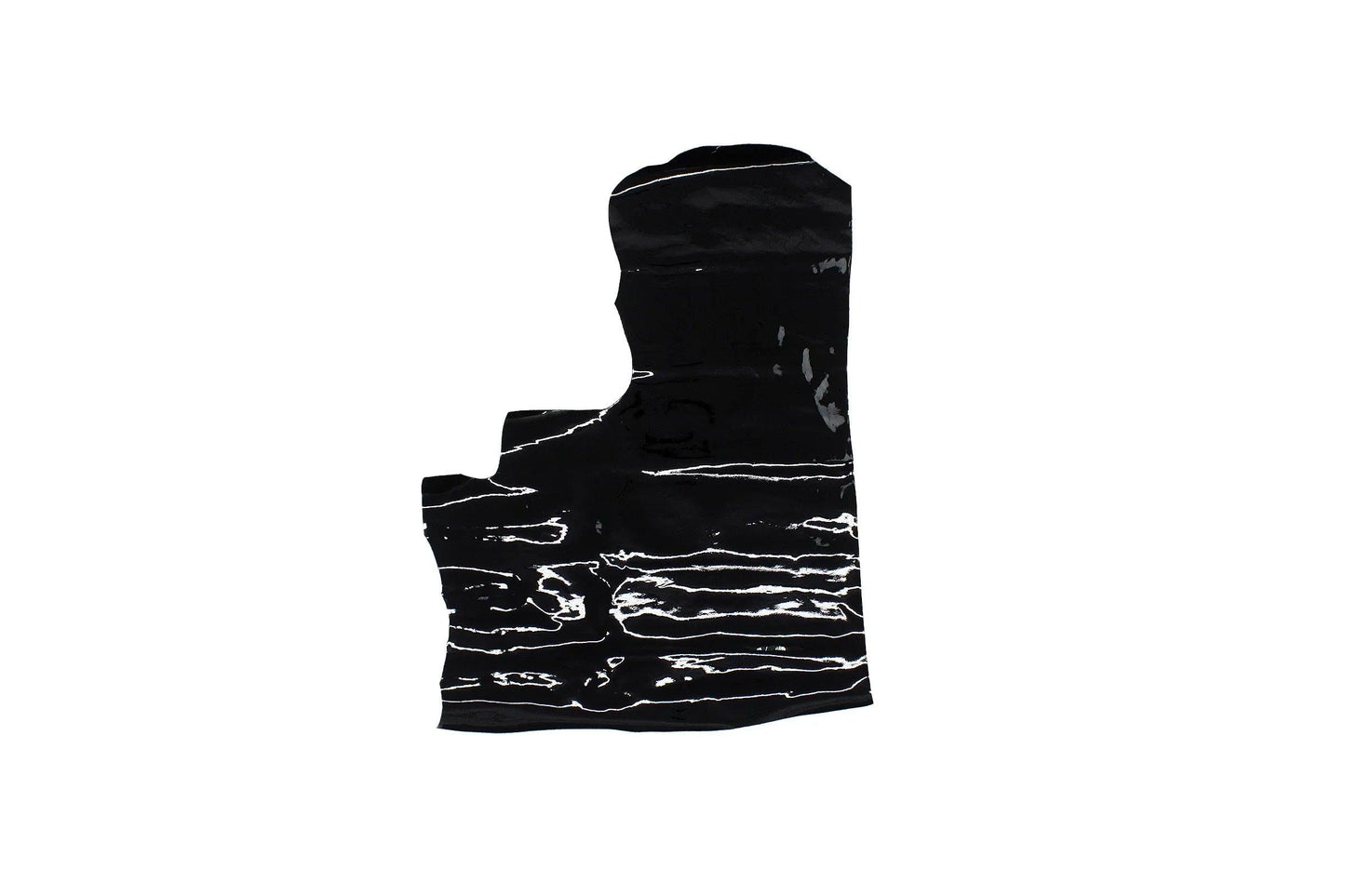Trozo de piel charol negro - La Tendeta del Cuero