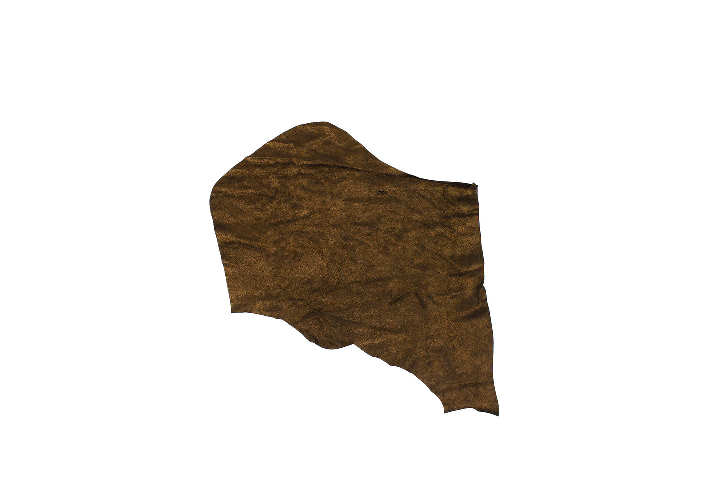 Trozo de piel fantasia purpurina bronce