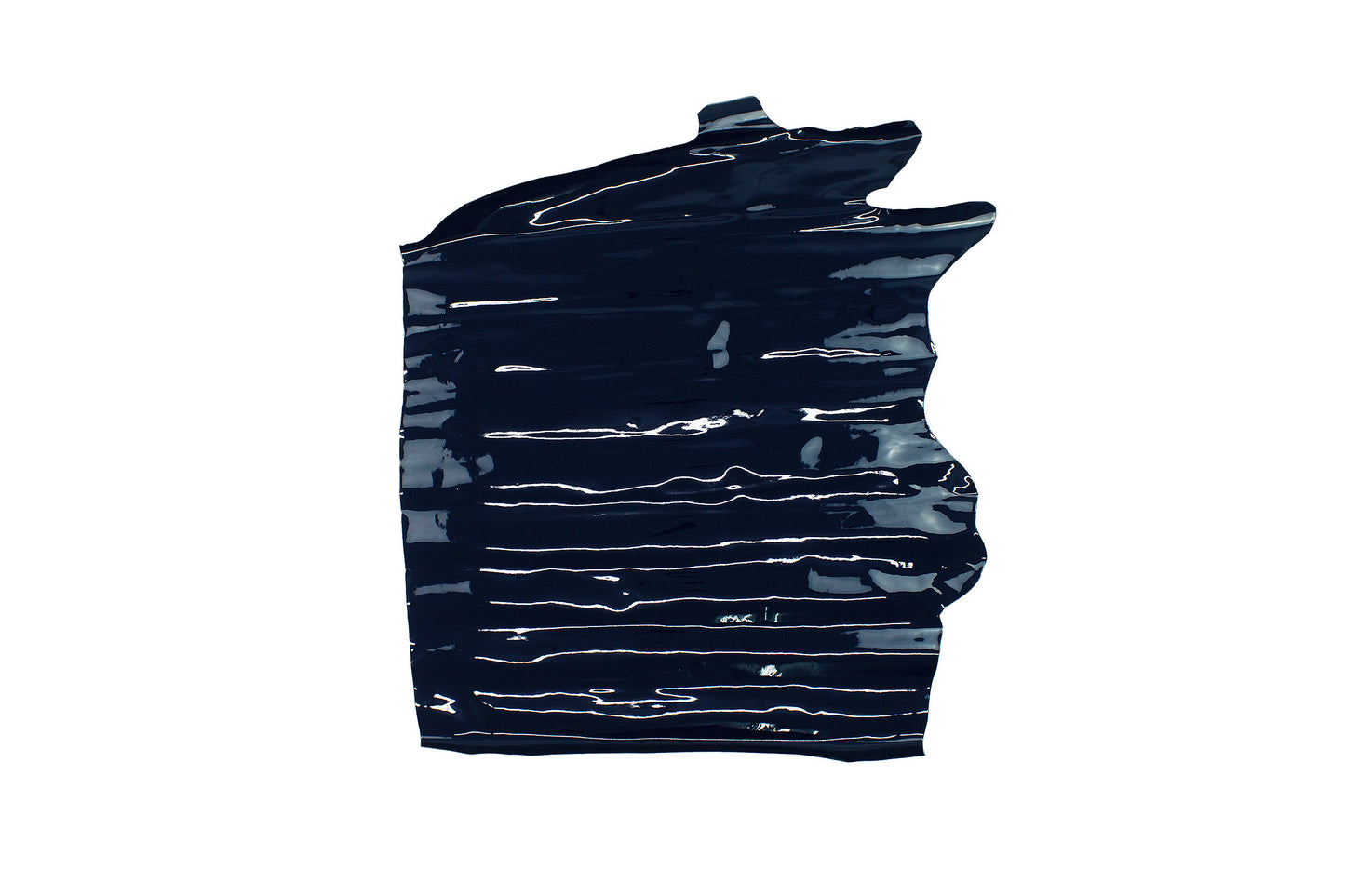 Trozo de piel charol azul nochevieja