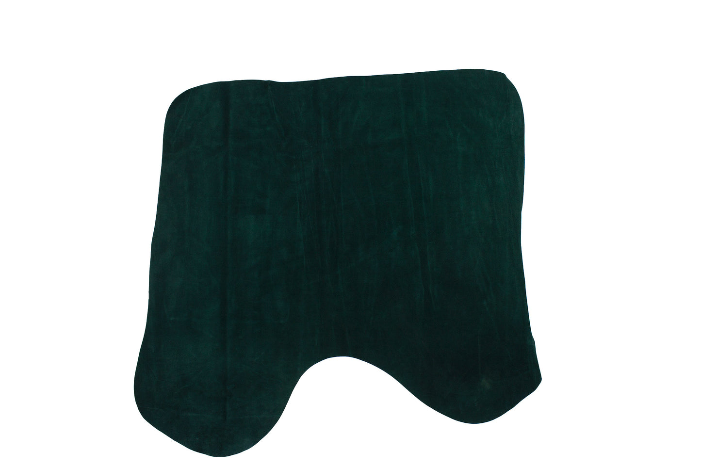 Trozo de piel serraje verde esmeralda