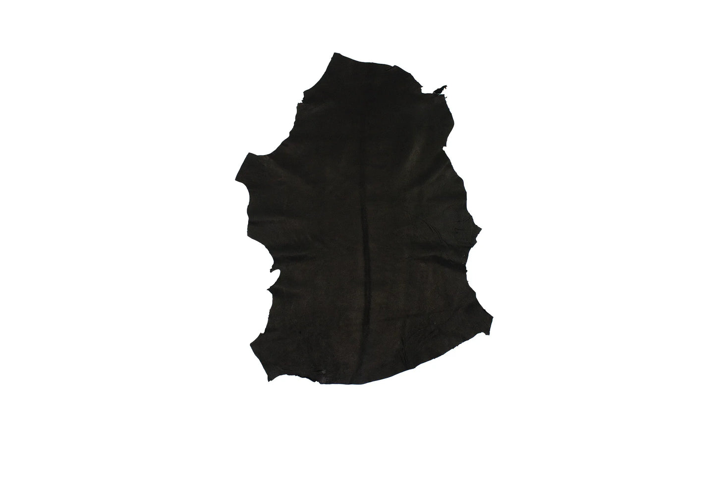 Trozo de piel forro cordero negro mate - La Tendeta del Cuero