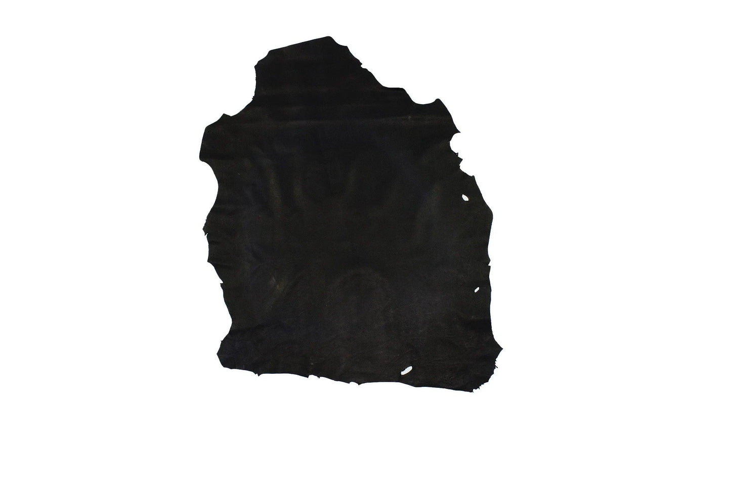 Trozo de piel forro cordero negro mate - La Tendeta del Cuero