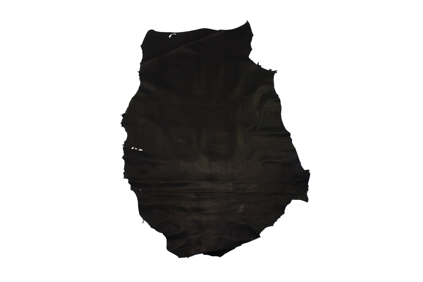 Trozo de piel forro cordero negro mate