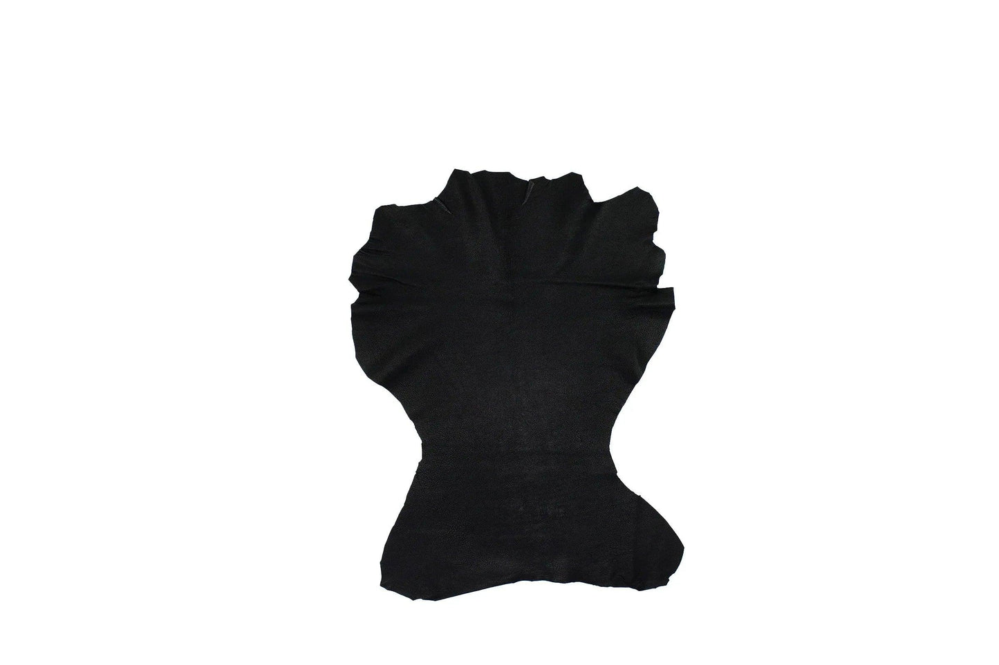 Trozo de piel cordero rustico negro - La Tendeta del Cuero