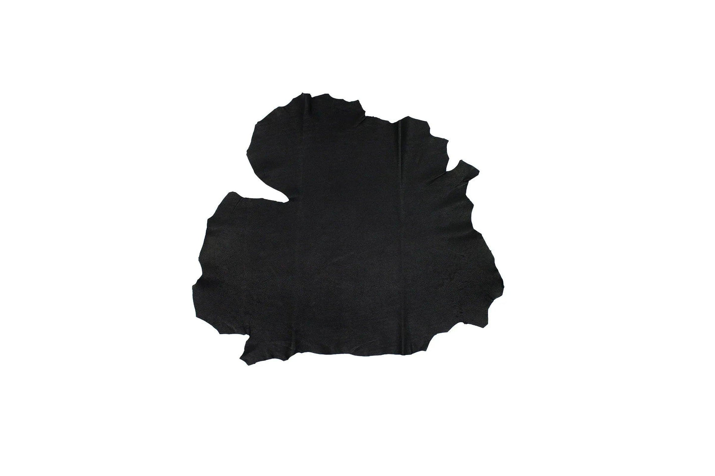Trozo de piel cordero rustico negro - La Tendeta del Cuero