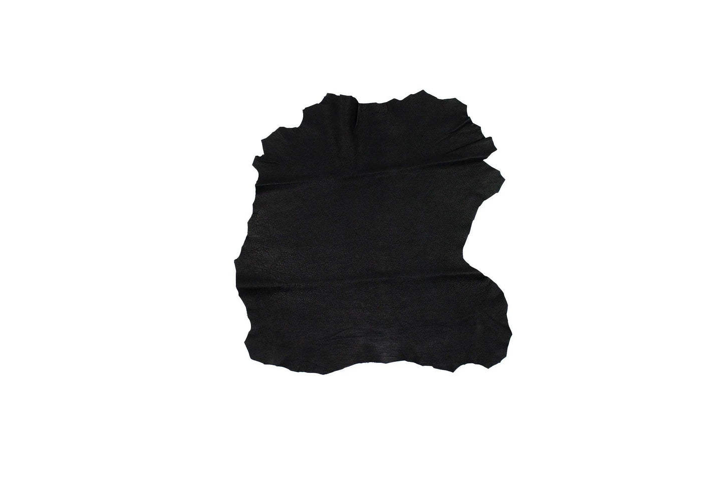 Trozo de piel cordero rustico negro - La Tendeta del Cuero