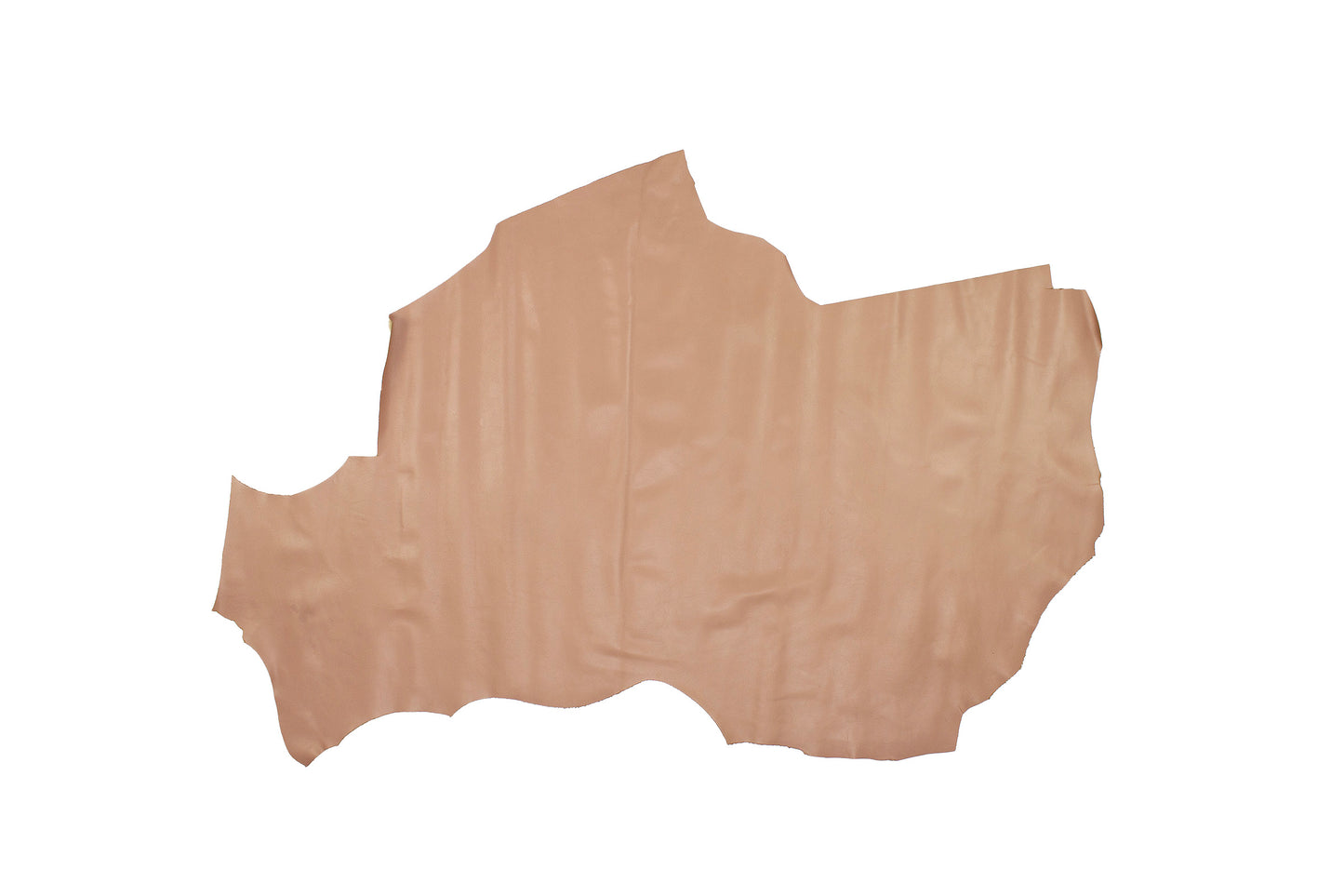 Trozo de piel vacuno rosa carne