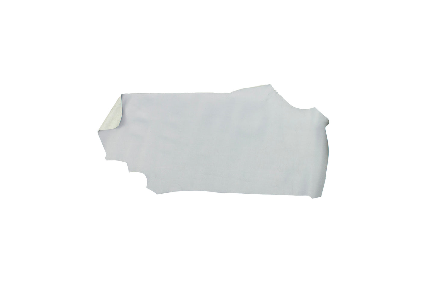 Trozo de piel fantasia aluminio plata metalizado