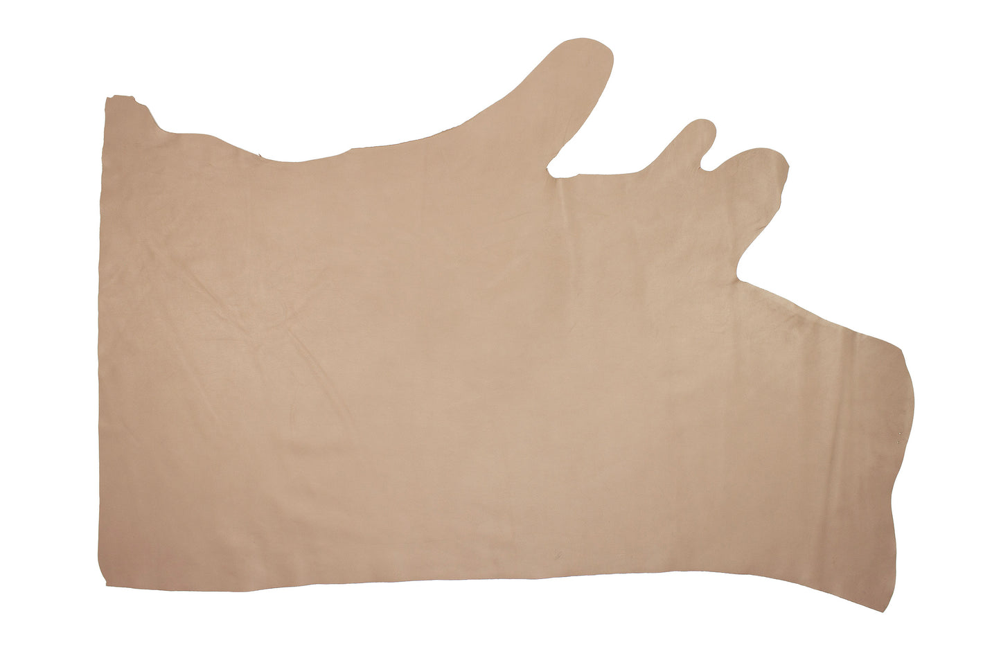 Trozo de piel vacuno rosa nude