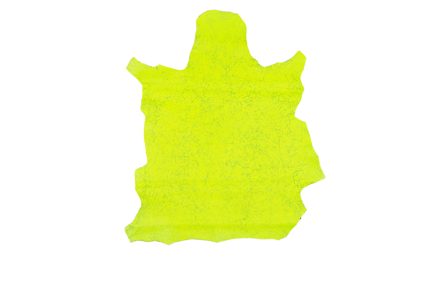 Trozo de piel fantasia quebrada fluorescente