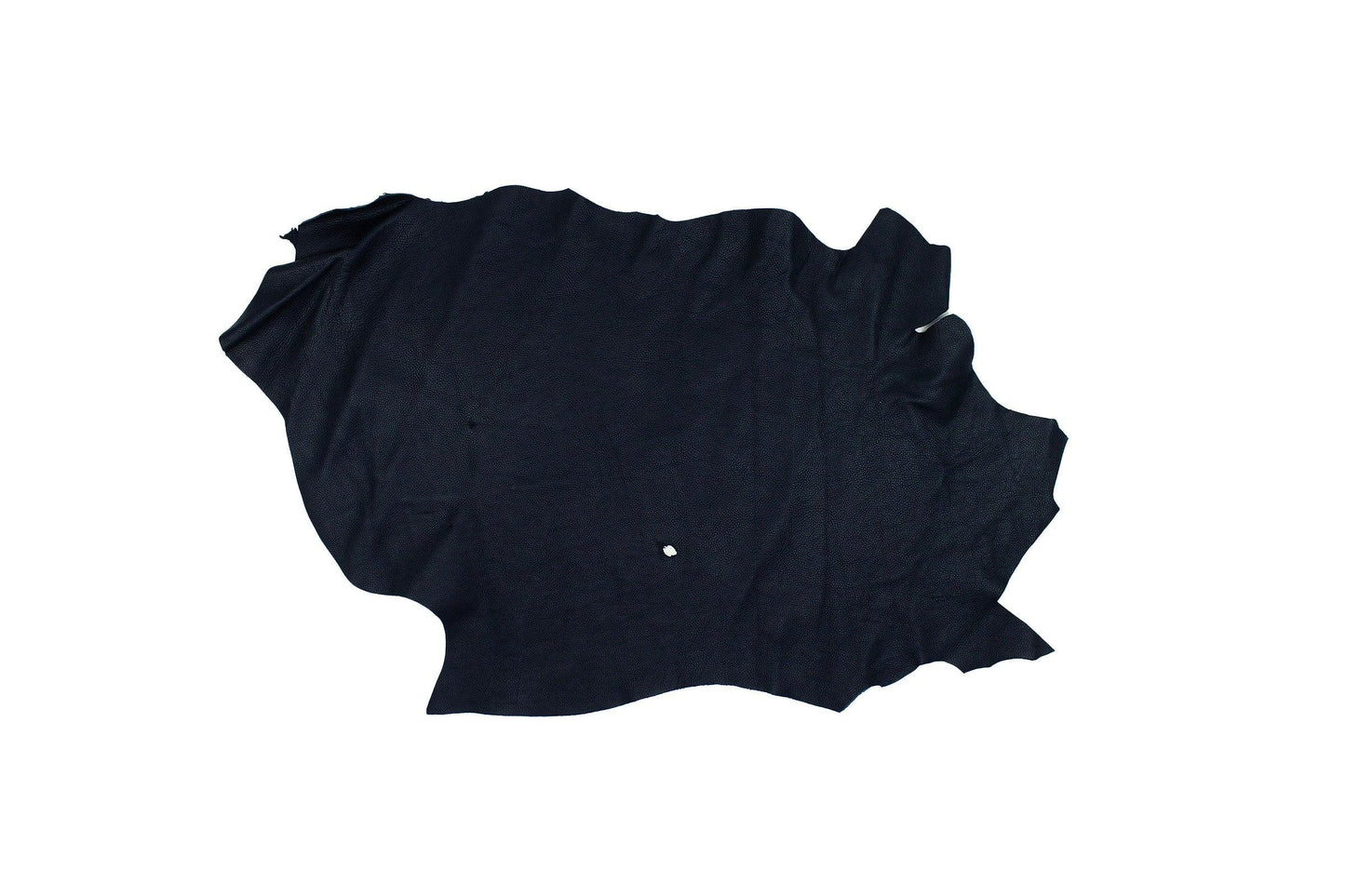 Trozo de piel vacuno grabado azul marino