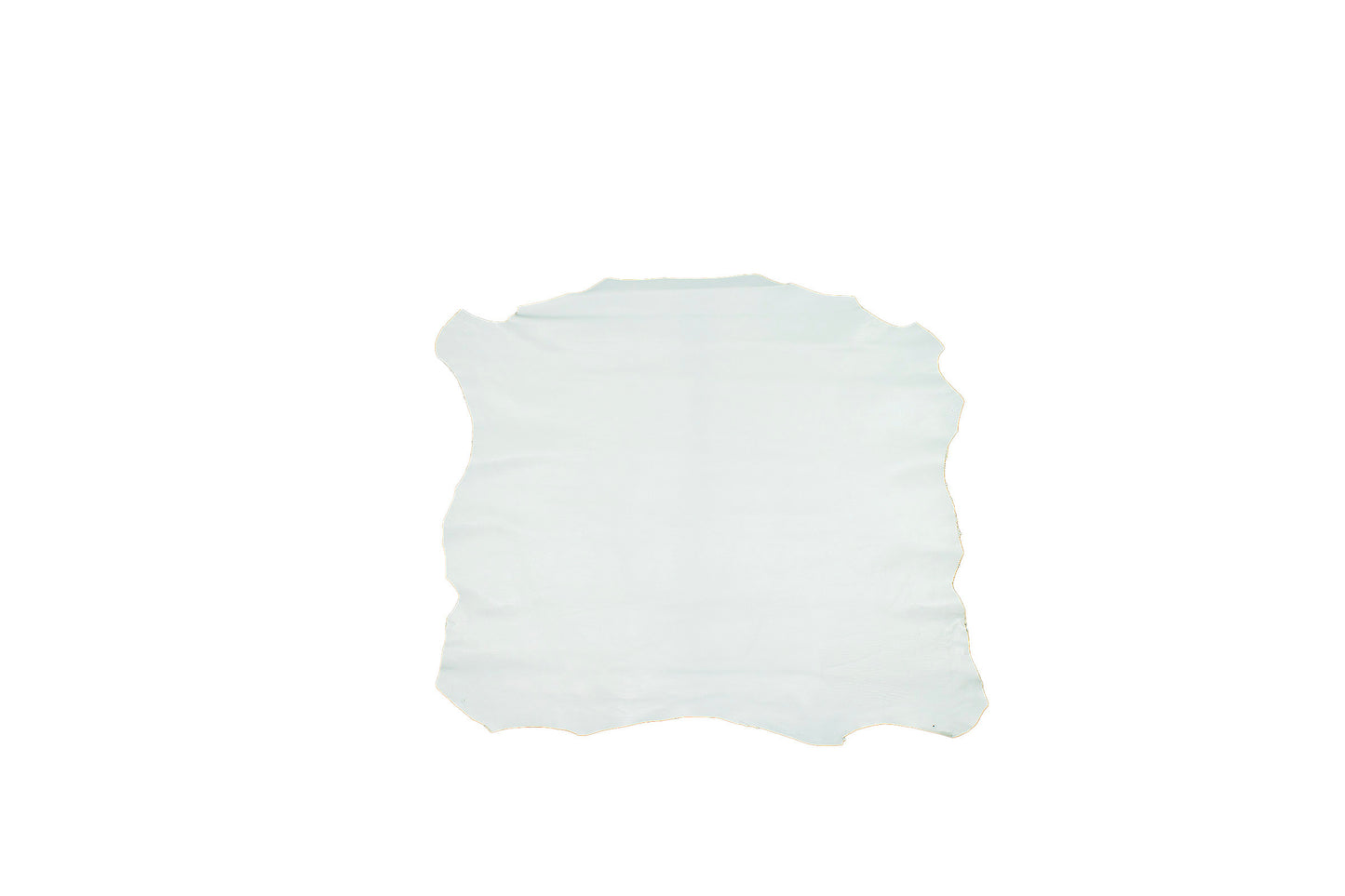 Trozo de piel forro cabra blanco nacarado