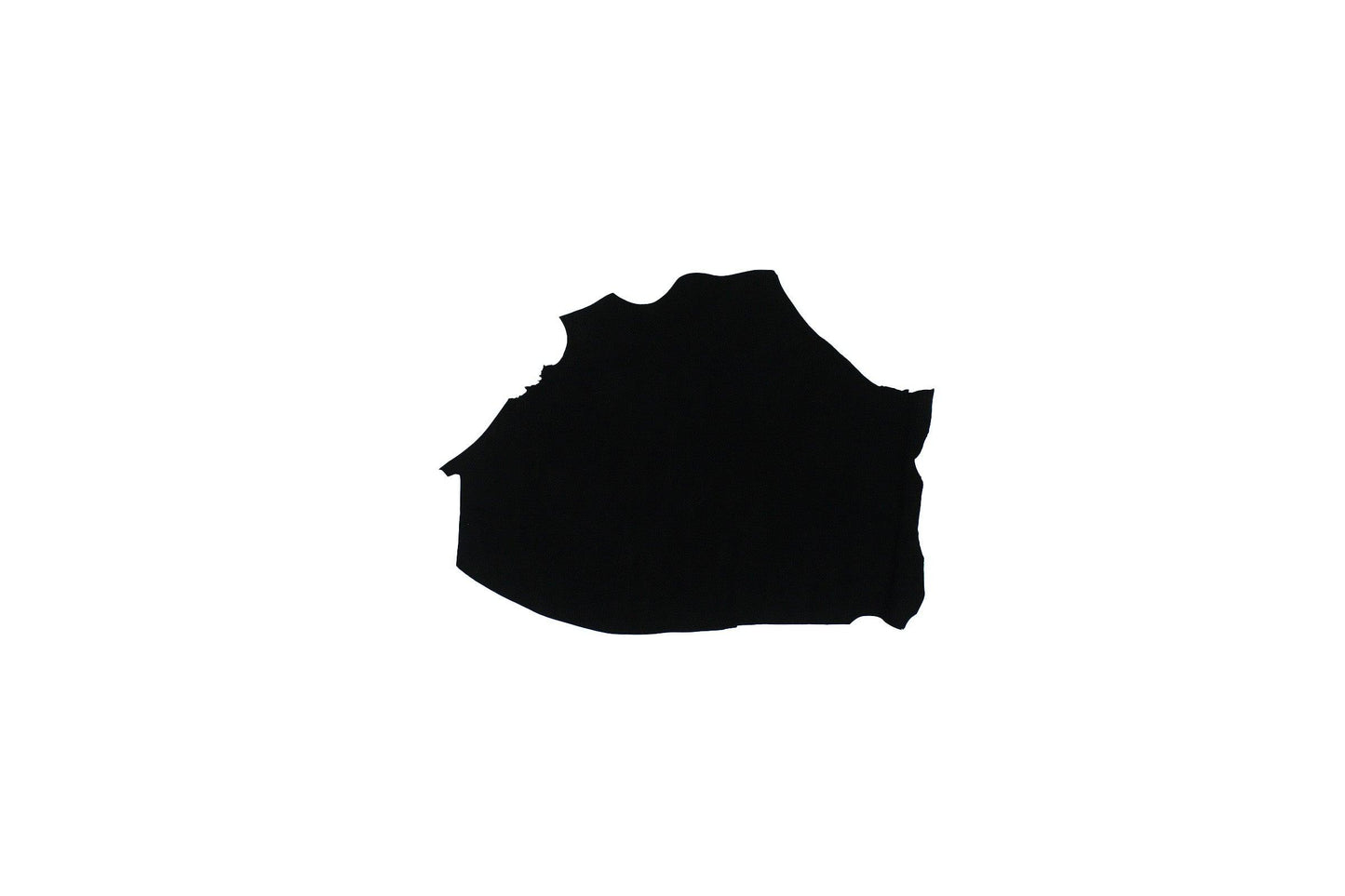 Trozo de piel ante negro
