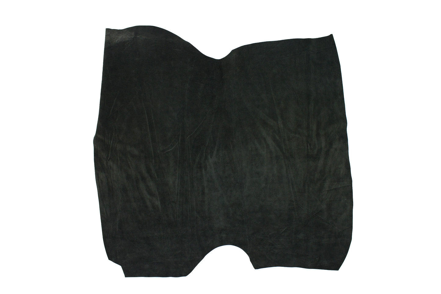 Trozo de piel serraje gris carbon
