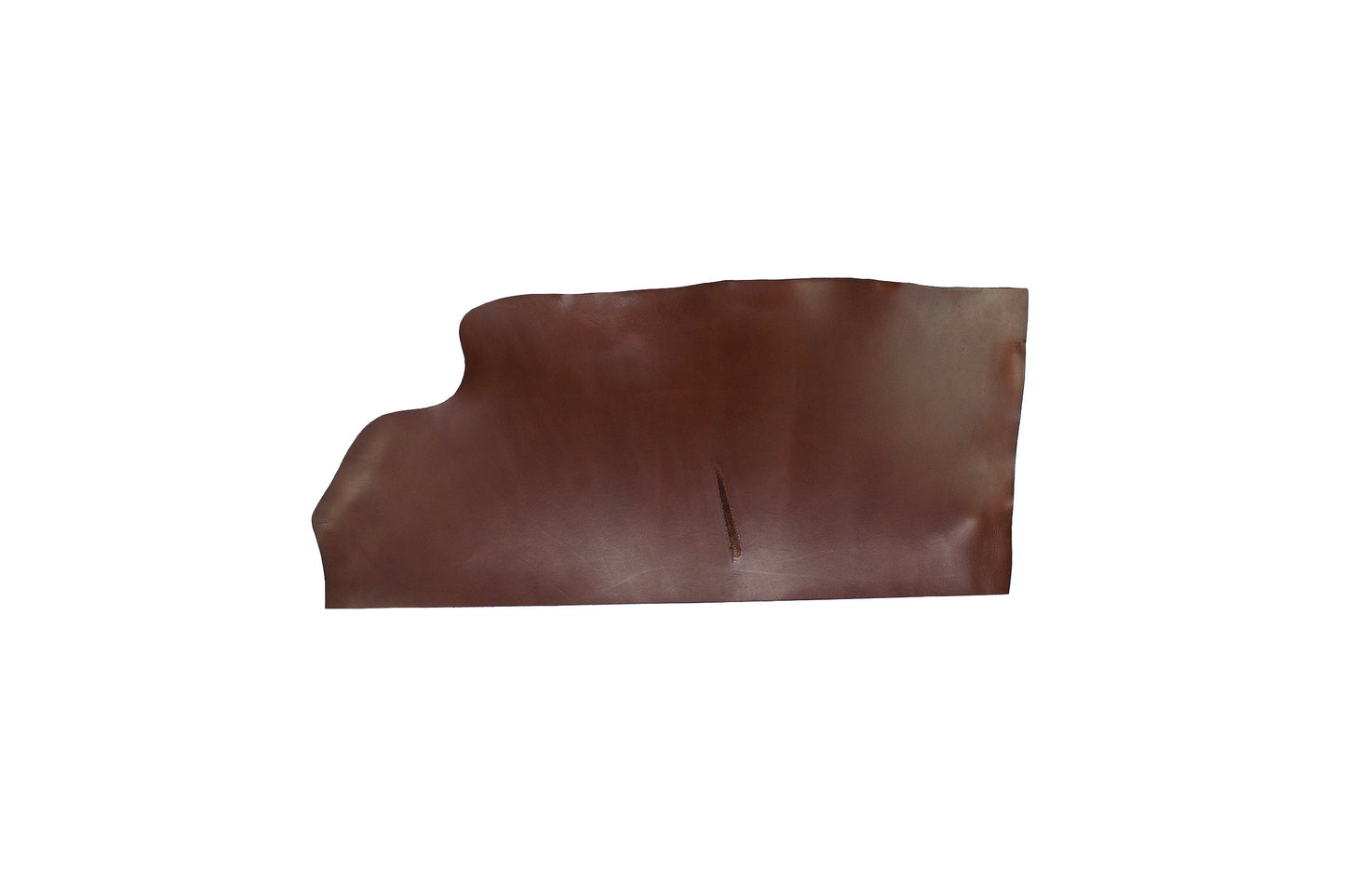Trozo de piel vaquetilla marron envejecido