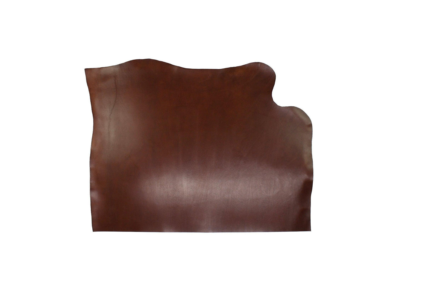 Trozo de piel vaquetilla marron envejecido