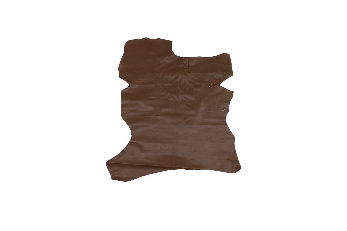 Trozo de piel forro cabra marron oscuro