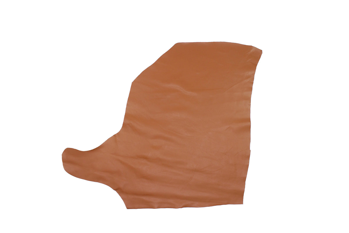 Trozo de piel vacuno marron cuero