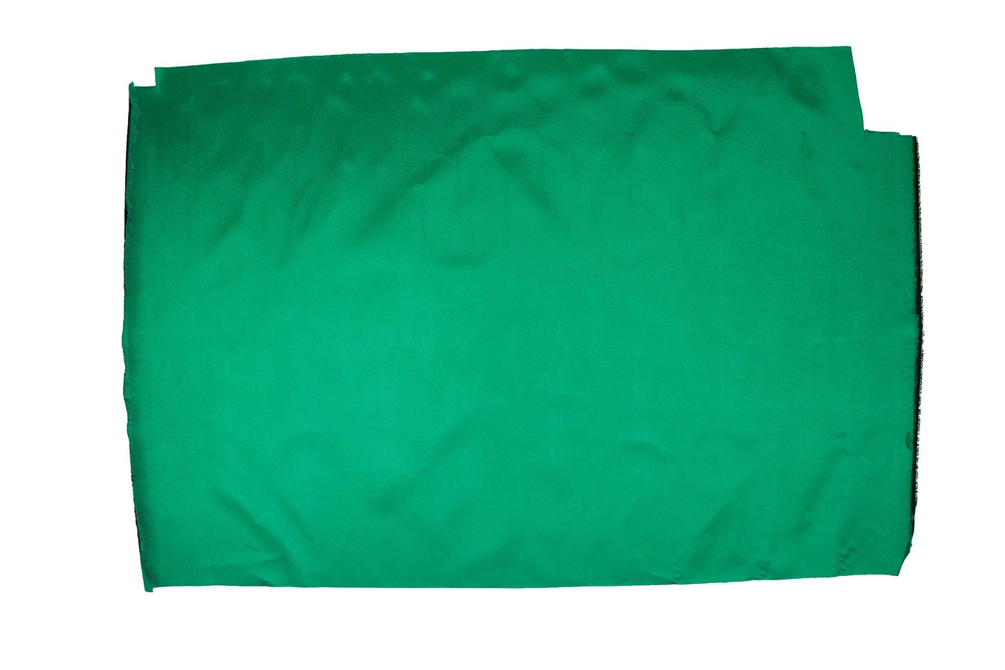 Trozo de tejido raso verde - La Tendeta del Cuero