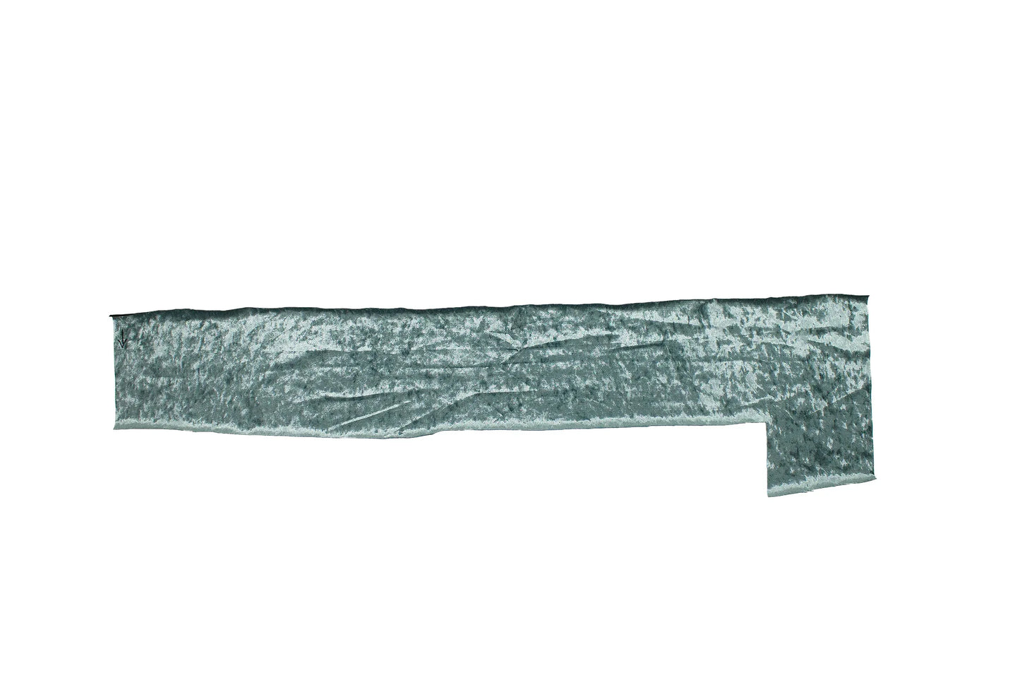 Trozo de tejido terciopelo martele aguamarina - La Tendeta del Cuero