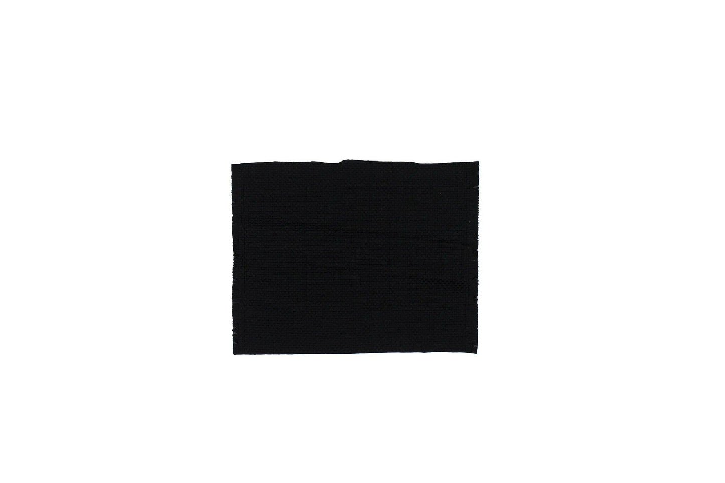 Trozo de tejido trenzado raso negro - La Tendeta del Cuero